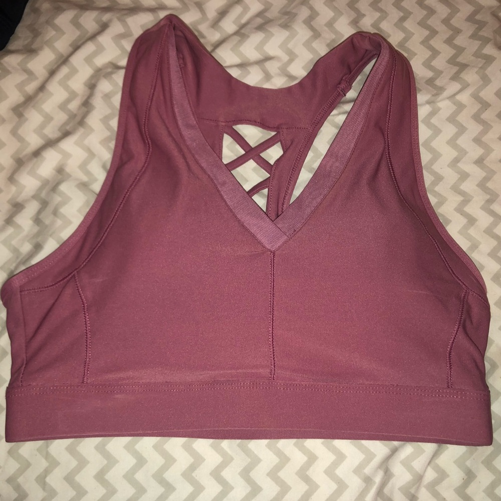 Dusty Pink Sports Bra